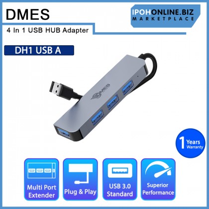DMES DH1 4 In 1 USB A to USB 3.0 x 4 Hub Adapter DMES DH1 4 In 1 USB A to USB 3.0 x 4 Hub Adapter